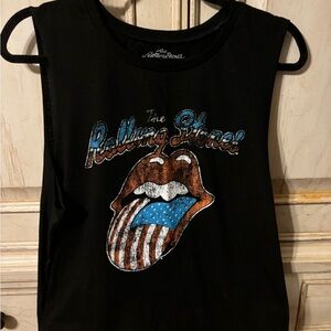 Rolling Stones Black Tank. Size XL.